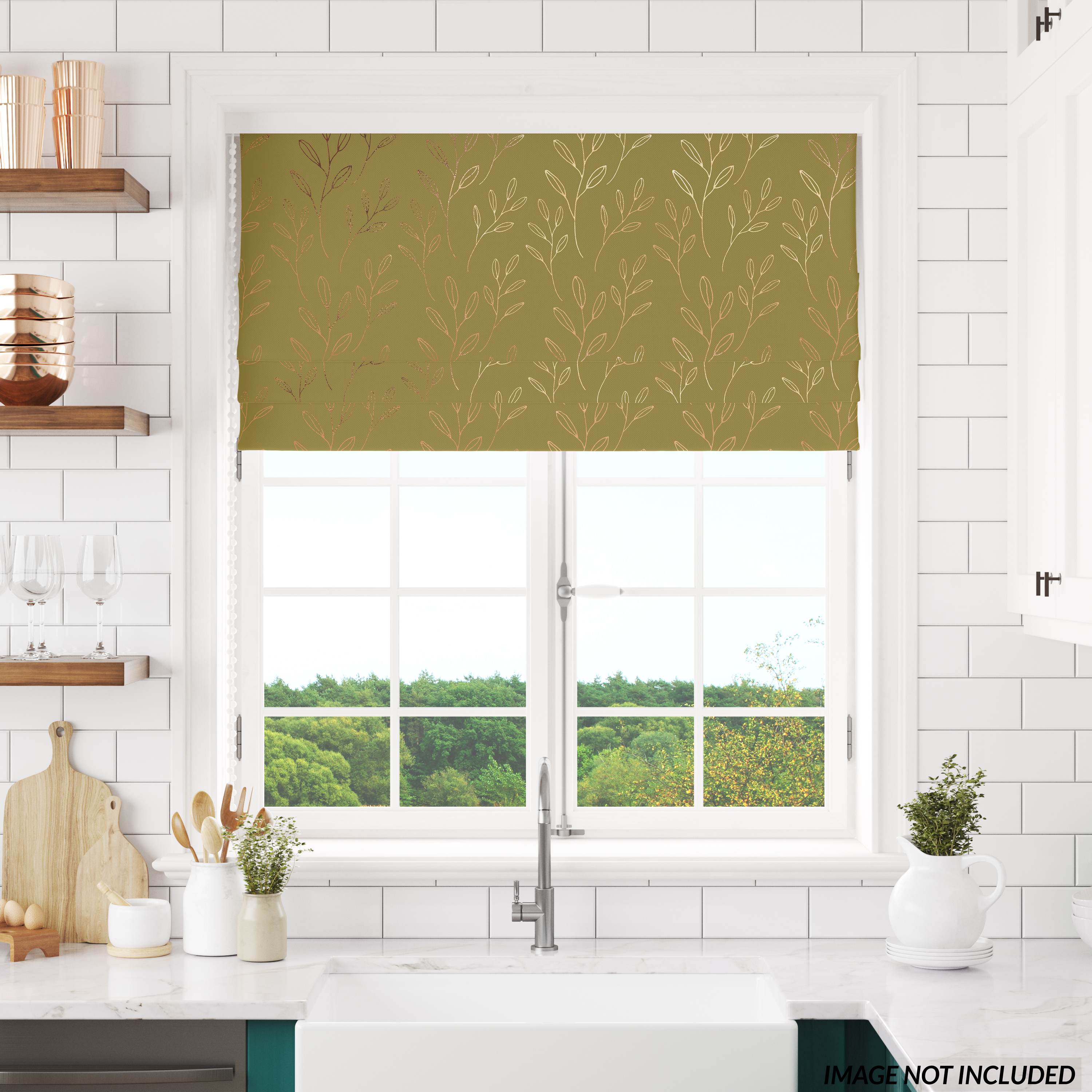 Light filtering roller shades in luxury apartment